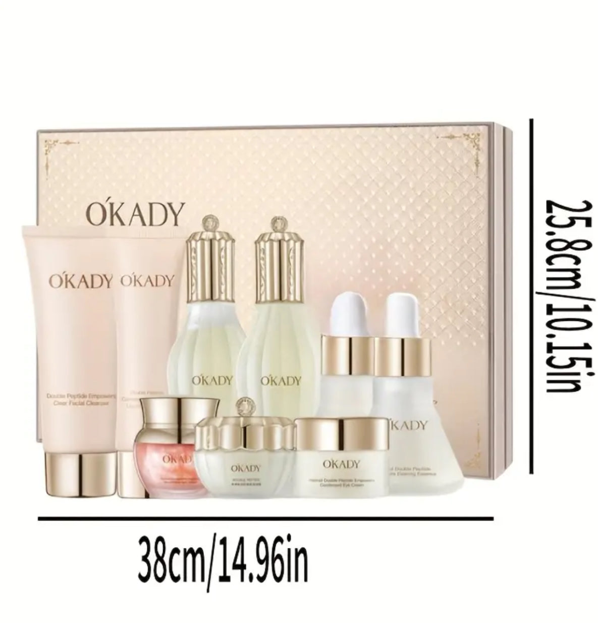 8 pc Luxury skin care set