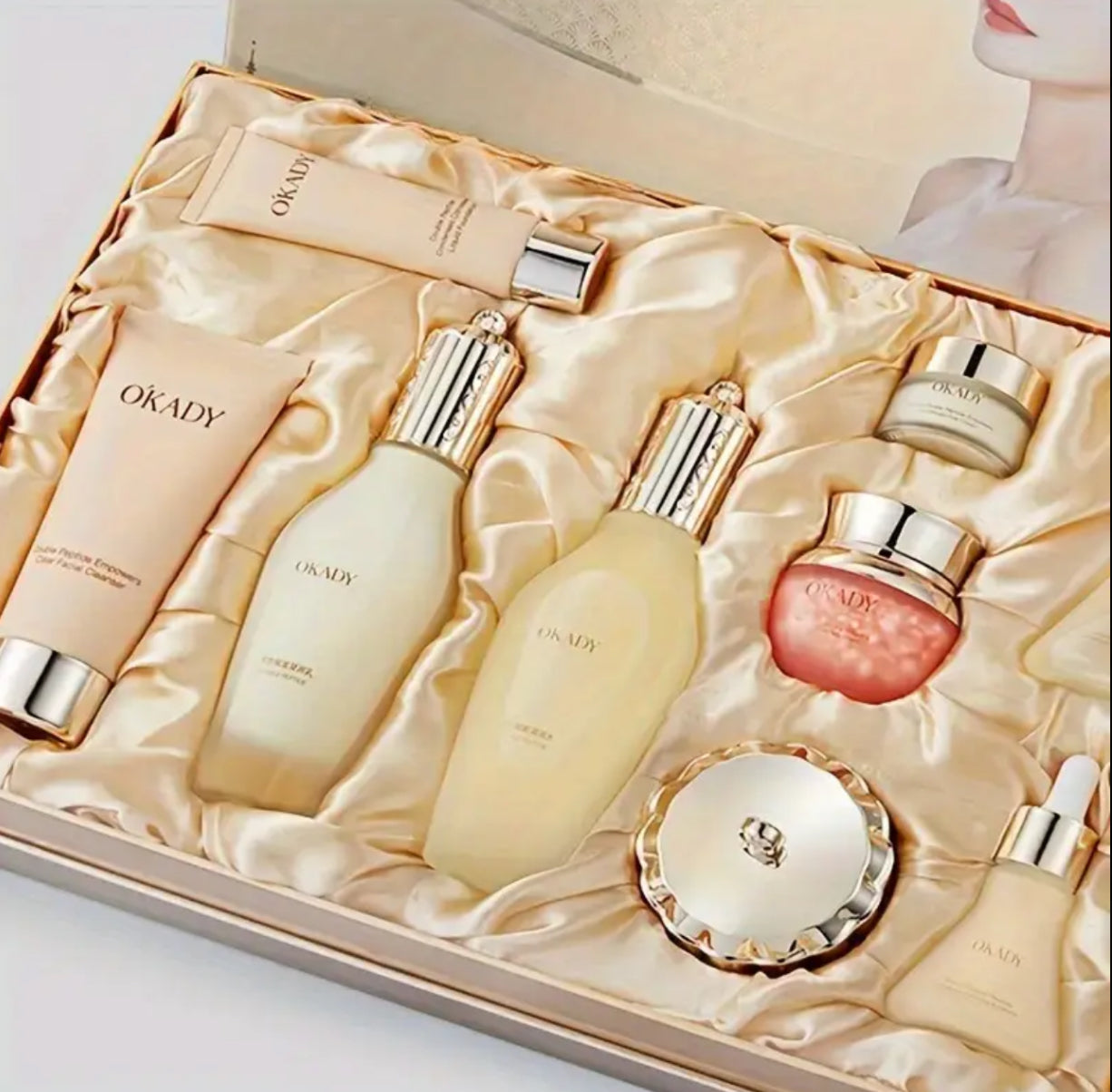 8 pc Luxury skin care set