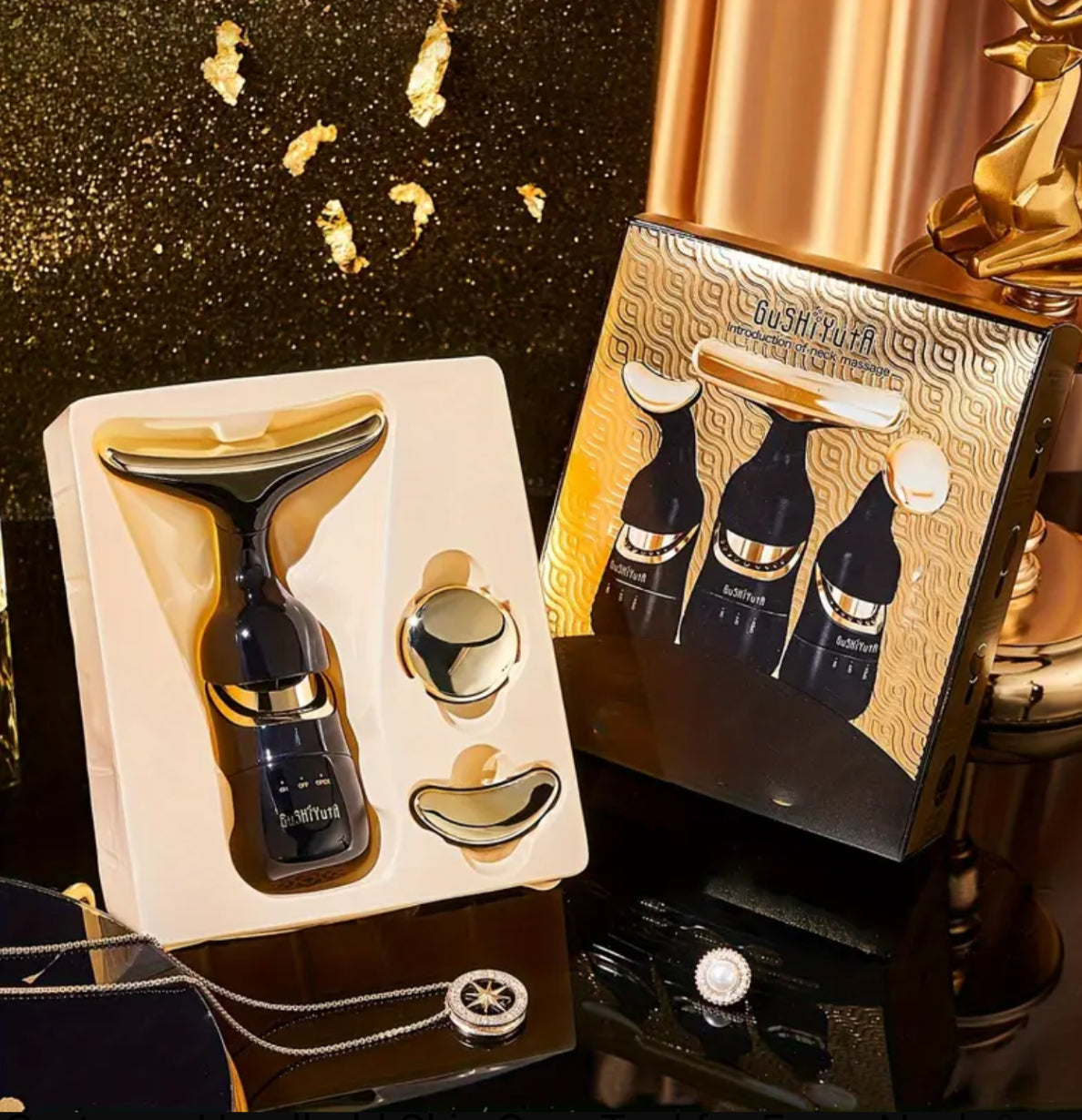 3 in 1 luxury facial massager