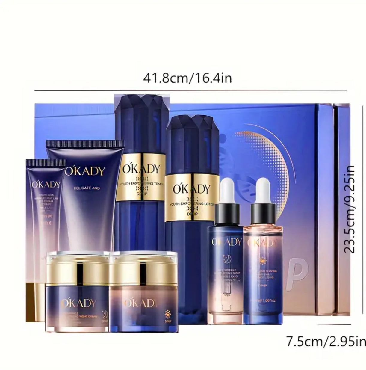 8pc Luxury skin care kit