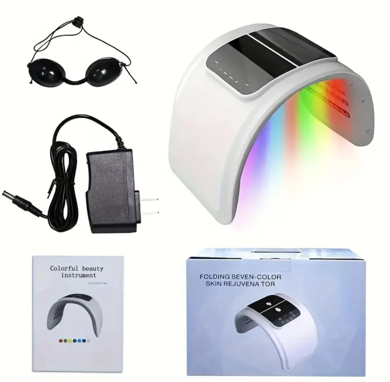 Luxury 7 colour facial light
