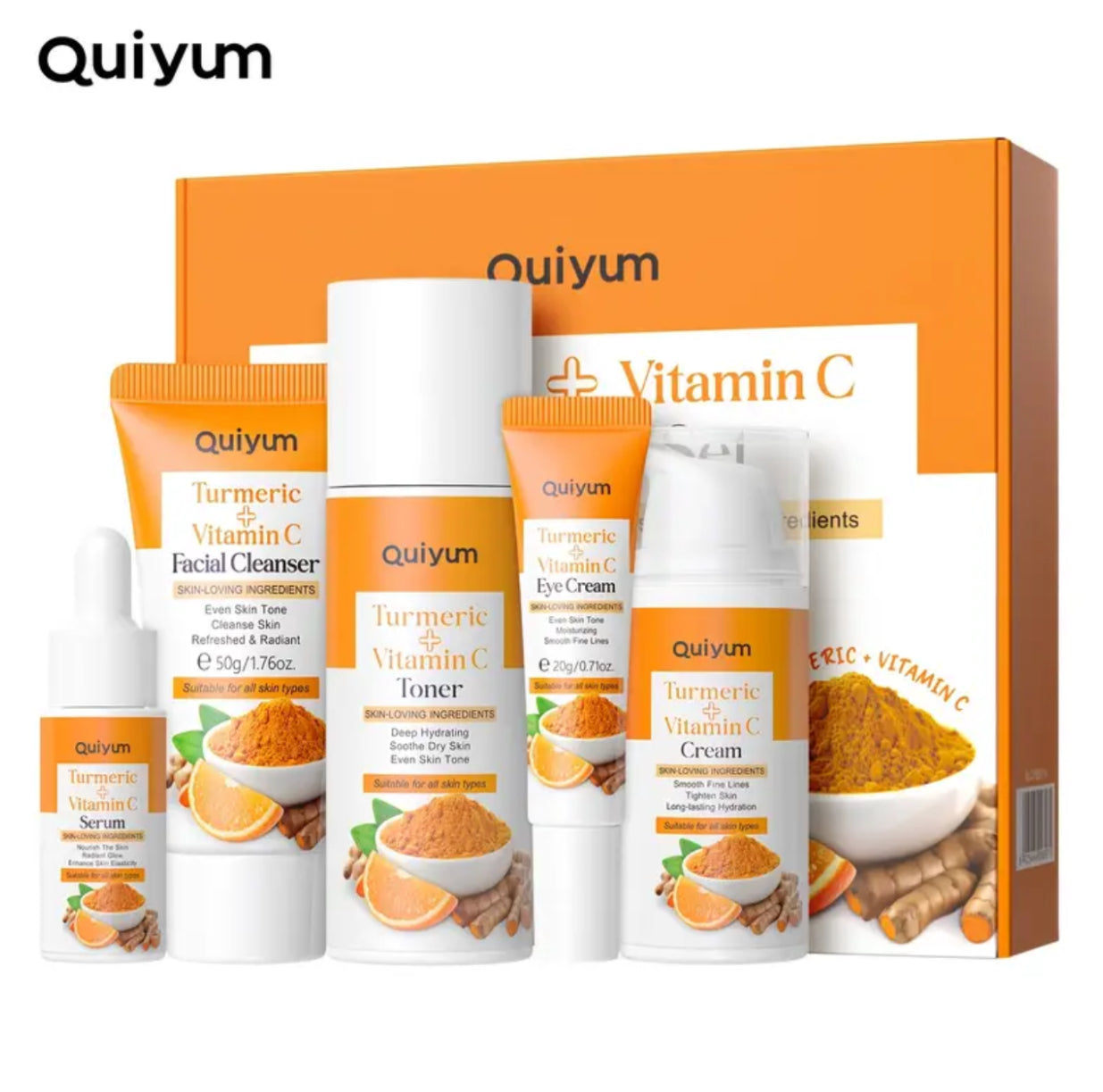Tumeric skincare kit