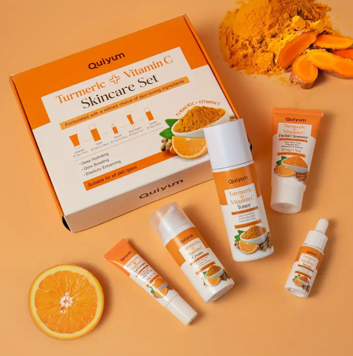 Tumeric skincare kit