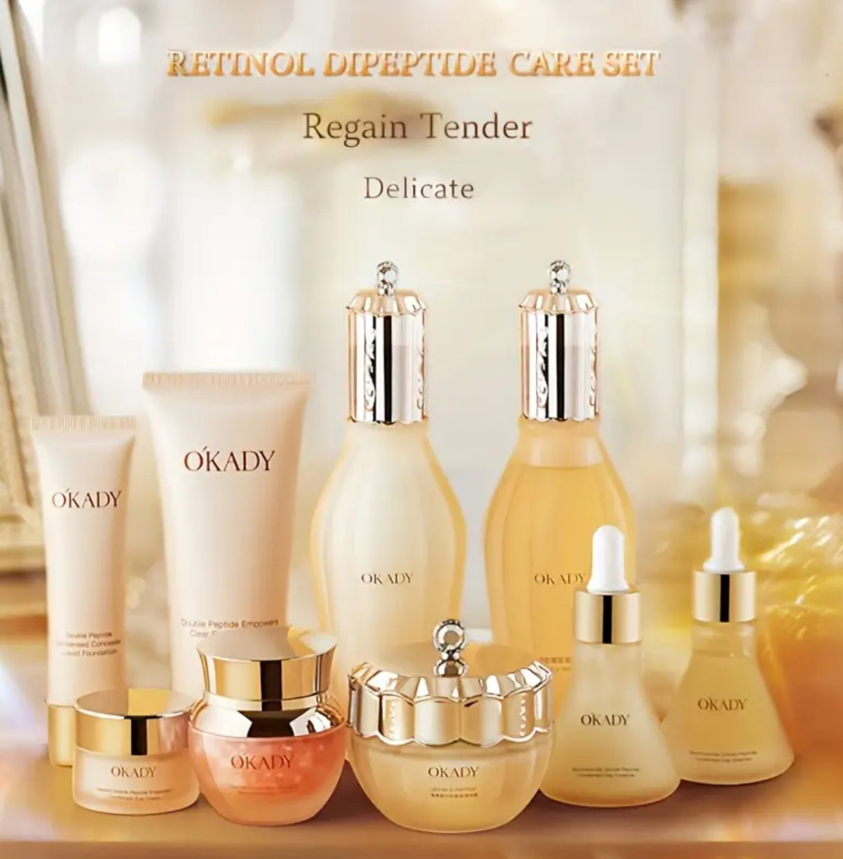 8 pc Luxury skin care set